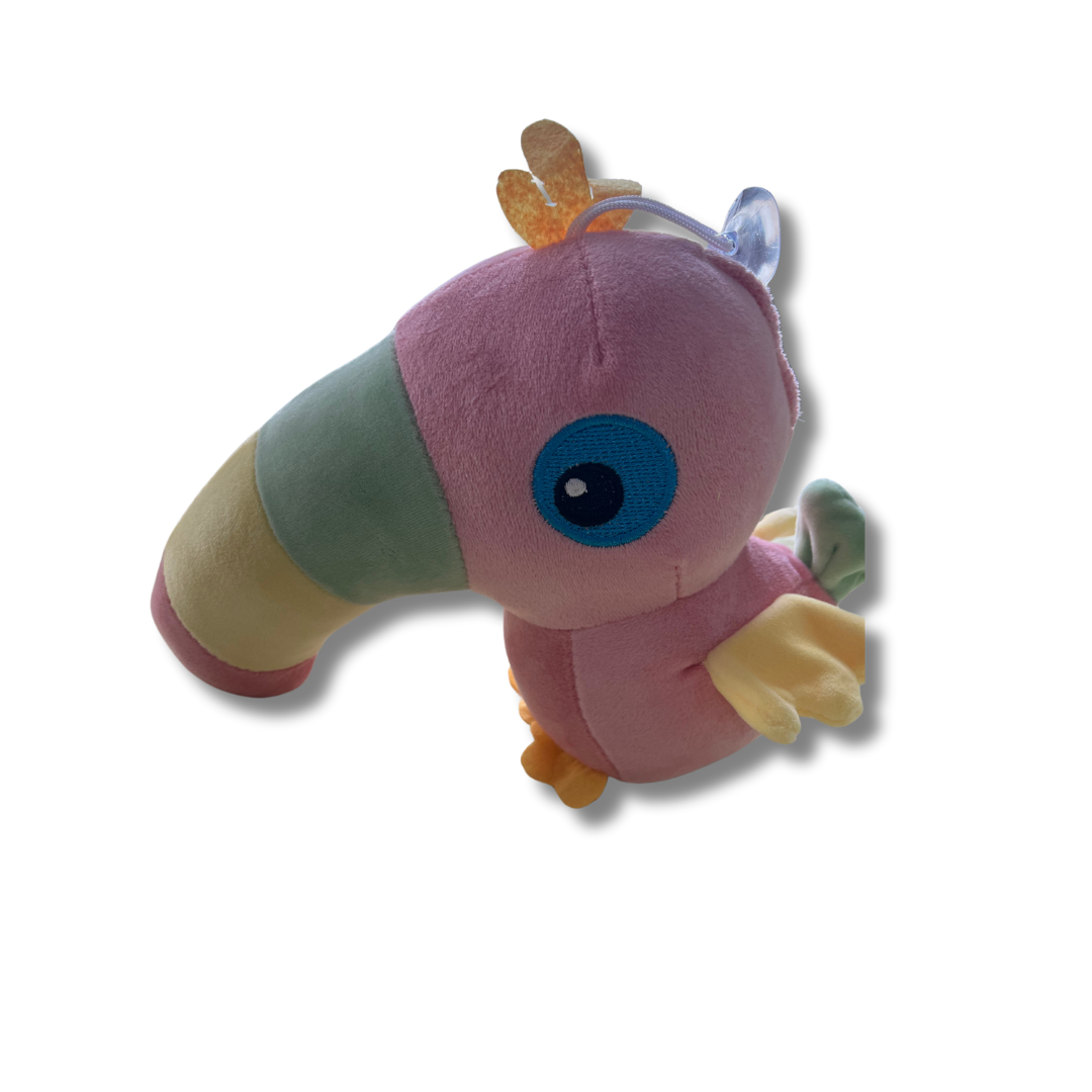 RREBA TapTap Tweetoo – Woodpecker Plush Soft Toy | 21 cm | Multicolour | Ultra-Soft & Safe for All Ages