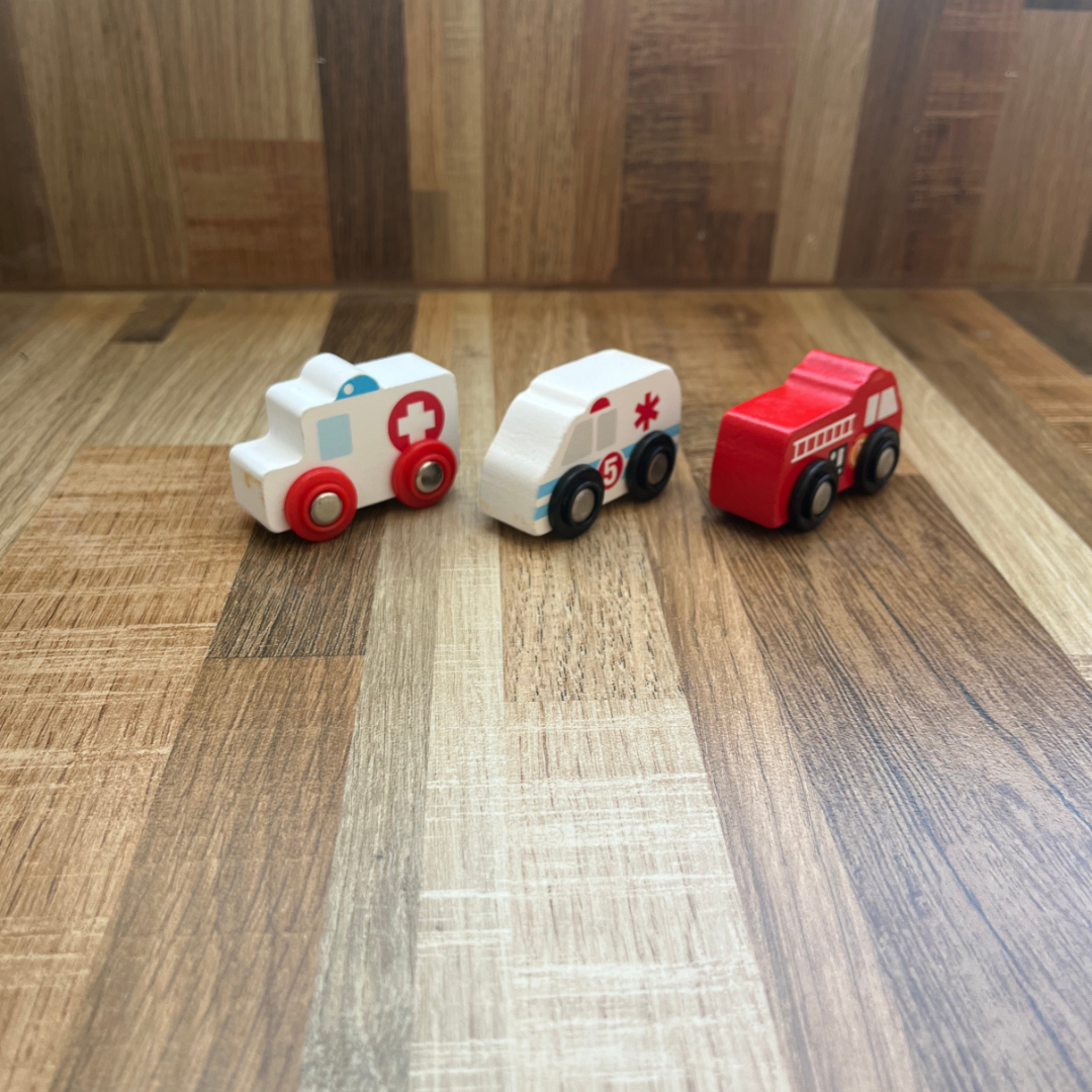 Wooden Mini Cars – Handcrafted Toy Vehicles for Kids (0-3 Years) | Set of 2 cars