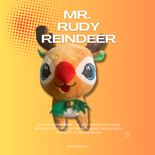 Adorable Plush Reindeer Soft Toy | Huggable & Fluffy | Medium-Sized