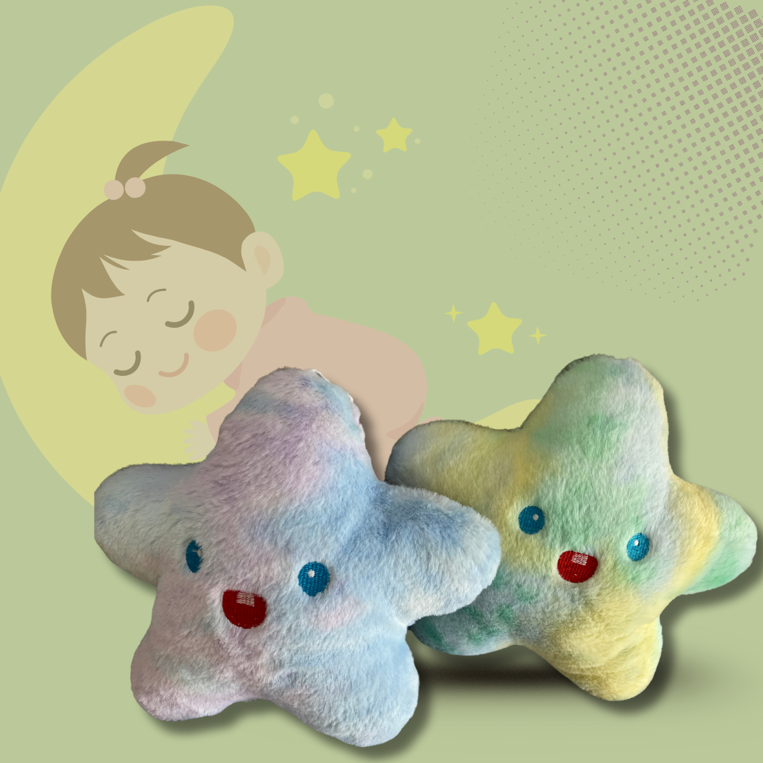 Miss Star – Star Shaped Plush Toy | 25 x 25 cm | Rainbow Pastel Colours | Ultra-Soft Gift for Kids