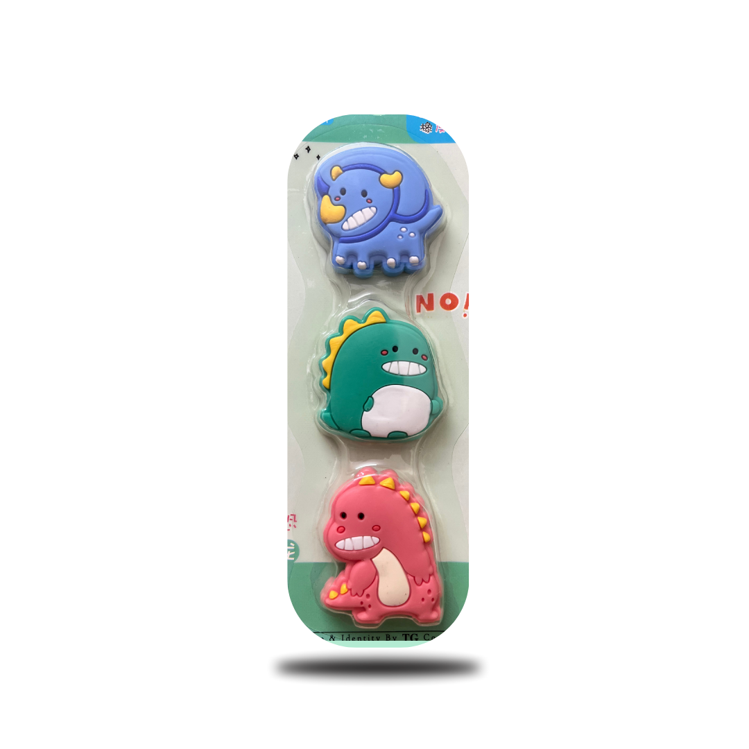 Kids Stationery Gift Set – Duck Sharpener, 6 Pencils, 3 Dino Shaped Erasers & LED Watch | Fun Return Gift for Boys & Girls