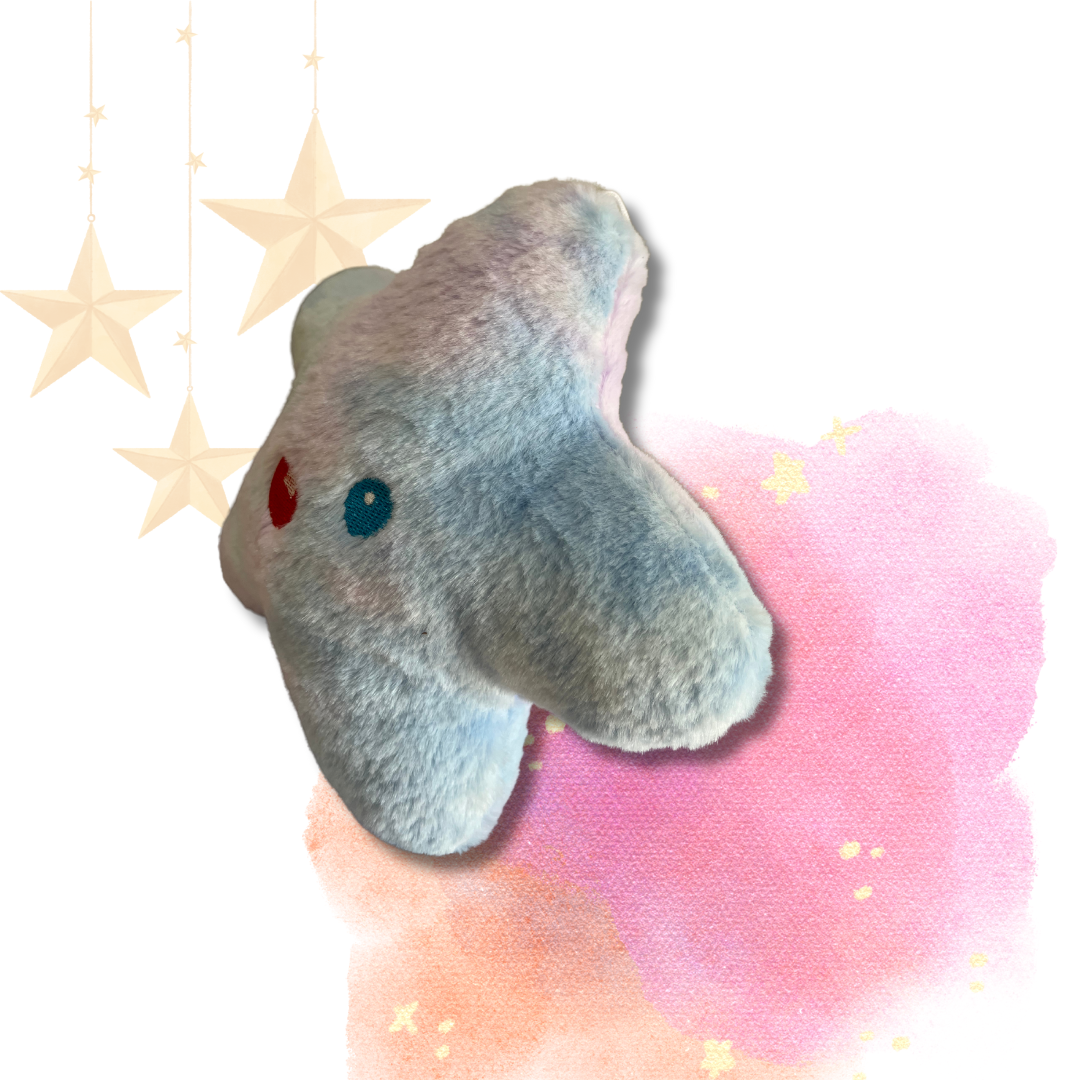 Miss Star – Star Shaped Plush Toy | 25 x 25 cm | Rainbow Pastel Colours | Ultra-Soft Gift for Kids