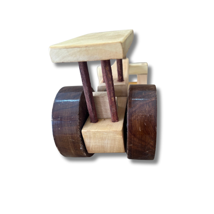 Road Roller - Wooden Toy and Showpiece in Vehicle Category – Eco-Friendly Lakdi Handmade Vehicle – Kids Play Toy & Decorative Gift