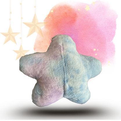 Miss Star – Star Shaped Plush Toy | 25 x 25 cm | Rainbow Pastel Colours | Ultra-Soft Gift for Kids