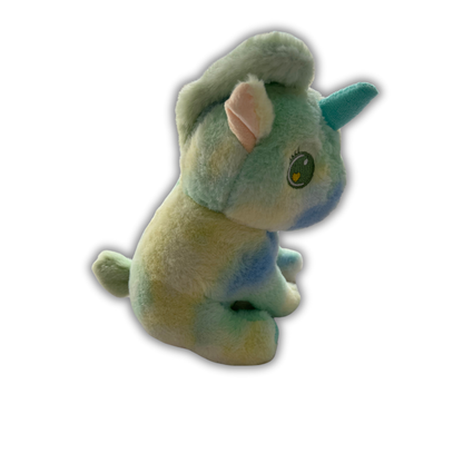 Miss Unicornella – Plush Unicorn Soft Toy | 24 x 15 cm | Pastel Blue & Green | Ultra-Soft & Magical
