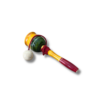 Cup and Ball Catch Wooden Toy – Traditional Handcrafted Skill Game