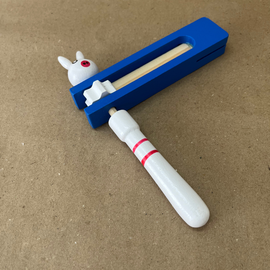 L-Shape Wooden Rattle Toy for Babies – Handcrafted, Eco-Friendly & Safe