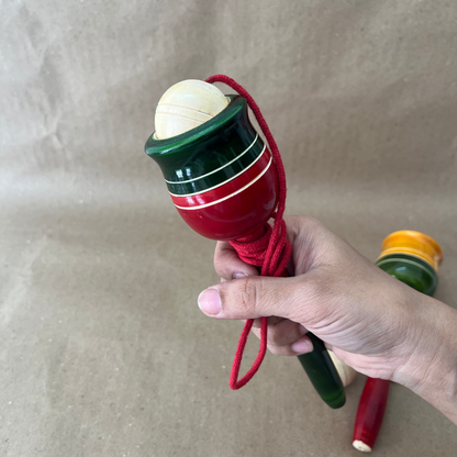 Cup and Ball Catch Wooden Toy – Traditional Handcrafted Skill Game