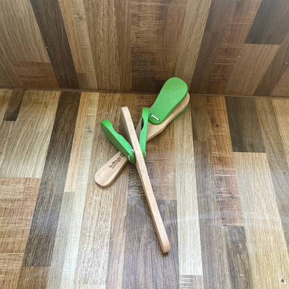 Wooden Flip Flap Rattle – Engaging Sensory Toy for Babies (0-24 Months)