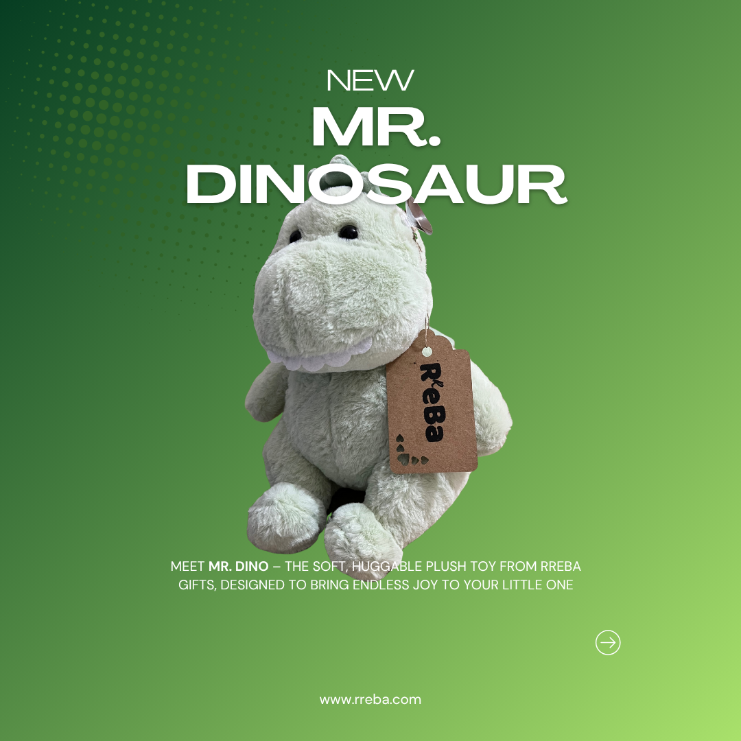 Flying Dino Soft Toy – Green Plush Dinosaur with Wings | Medium Size (24x22x22 cm)