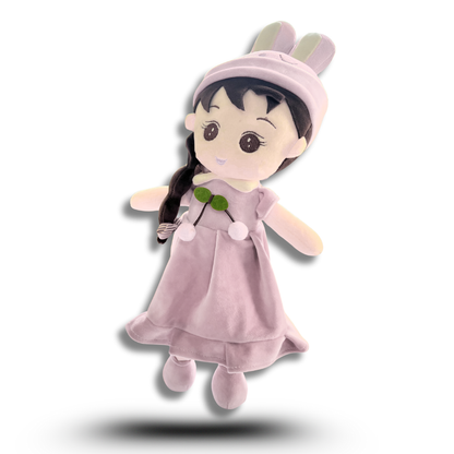 Miss Betty – 46 cm Soft Stuffed Girl Doll | Light Pink Dress | Super Soft, Washable & 100% Safe for Kids