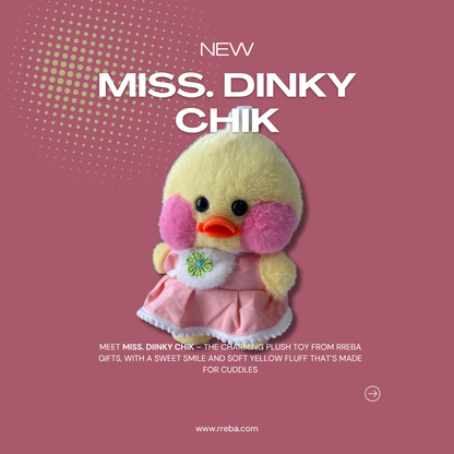 Miss. Dinky Chik – Soft Plush Baby Chick Toy | Cuddly & Adorable | 6+ Months