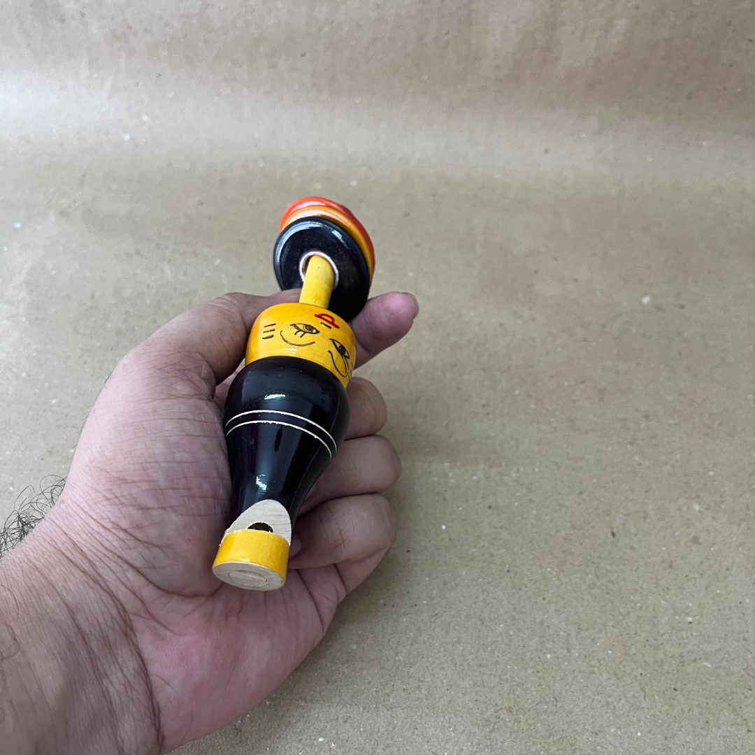 Cute Coloured Wooden Whistle Toy for Kids – Handcrafted, Eco-Friendly & Safe