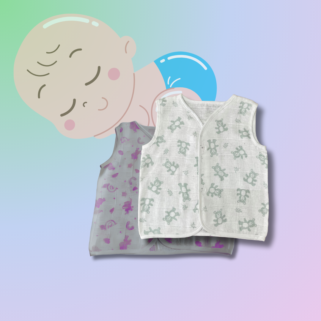 Newborn Jhabla (Set of any 2) | 0-3 Months | Soft & Breathable Cotton | Unisex Baby Vest