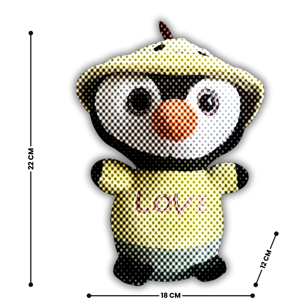 Adorable Plush Penguin Soft Toy | Huggable & Fluffy | Medium-Sized